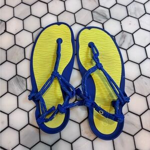 XeroShoes Men 's Navy Blue Sandals - Lightweight Minimalist Footwear